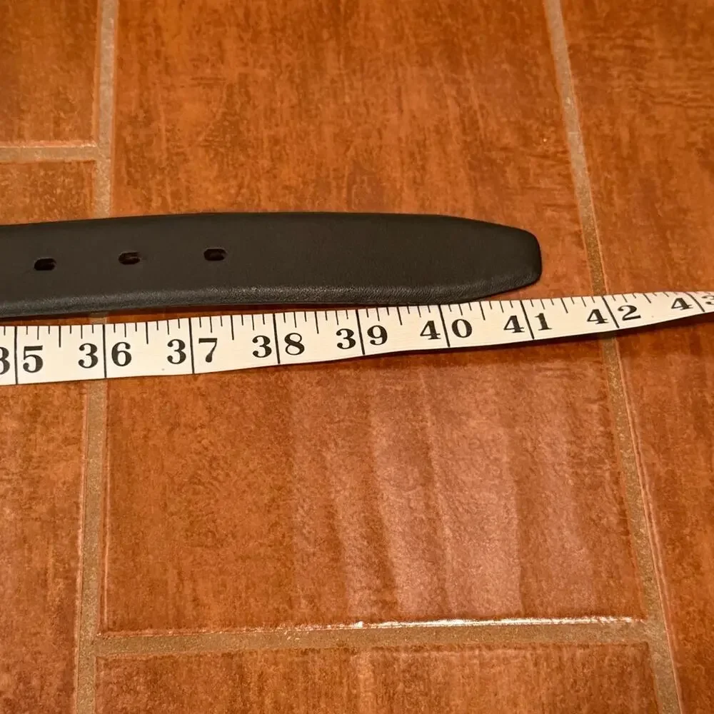 Saks Fifth Avenue Black Italian Leather Belt Size 34